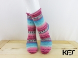 平和の靴下 KFS128 アイスクリーム【23.0㎝】 (対応サイズ:22.5cm～23.5cm)