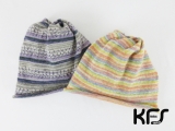 腹巻帽子 KFS110ライラック×KFS116赤ちゃんの笑顔