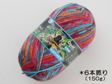 Opal 9912 レーゲンヴァルト16(6本撚り)カラフルな熱帯魚