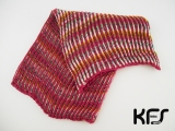 イギリスゴム編みの腹巻帽子 KFS125 遊園地×単色なでしこ