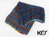 イギリスゴム編みの腹巻帽子 KFS117 子供たちの笑顔×単色藍