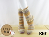 平和の靴下 KFS196 コハク【23.0㎝】(対応サイズ:22.5cm～23.5cm)