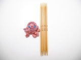 ■KFSオリジナル ちびタコ付き竹製5本針(4.0mm×15cm×5本)