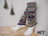 レッグウォーマー(ロング) KFS106 気仙沼”桜”×Opal-Hundertwasser 3203
